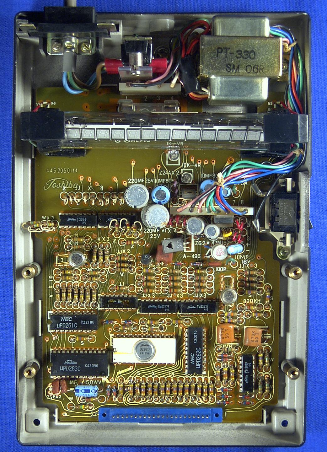 Toshiba BC-1217A, Platine