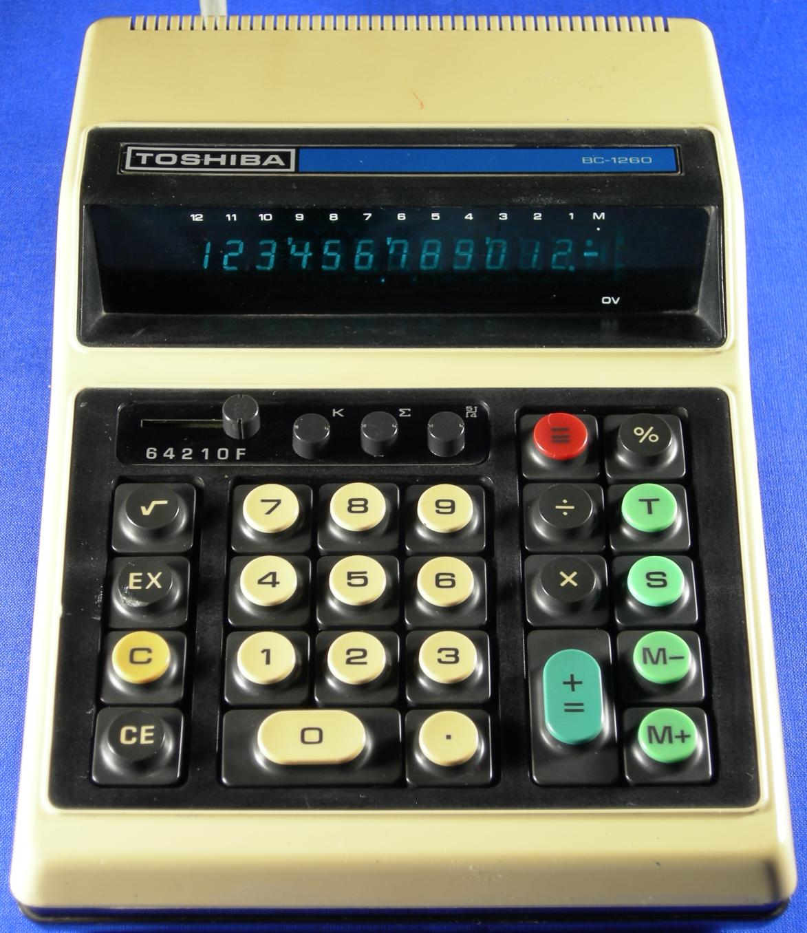 Toshiba BC-1260, vorne