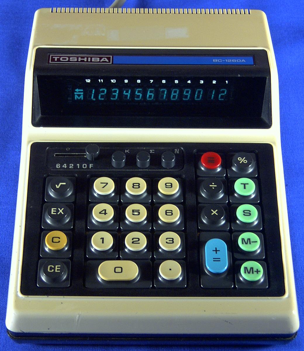 Toshiba BC-1260A, vorne