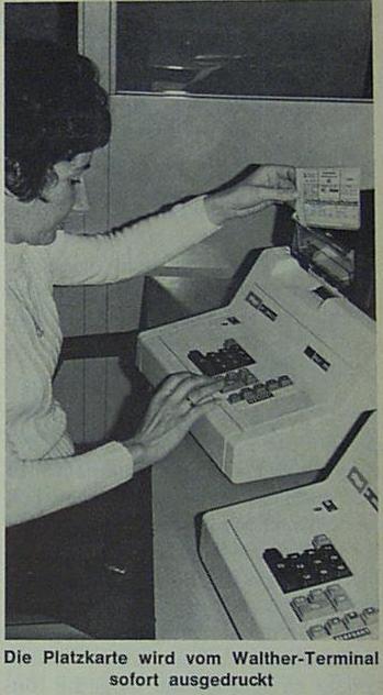 Bericht aus "B&uuml;rotechnik und Organisation" 1971