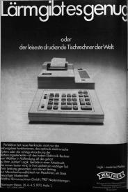 Anzeige aus "B&uuml;rotechnik" 1973