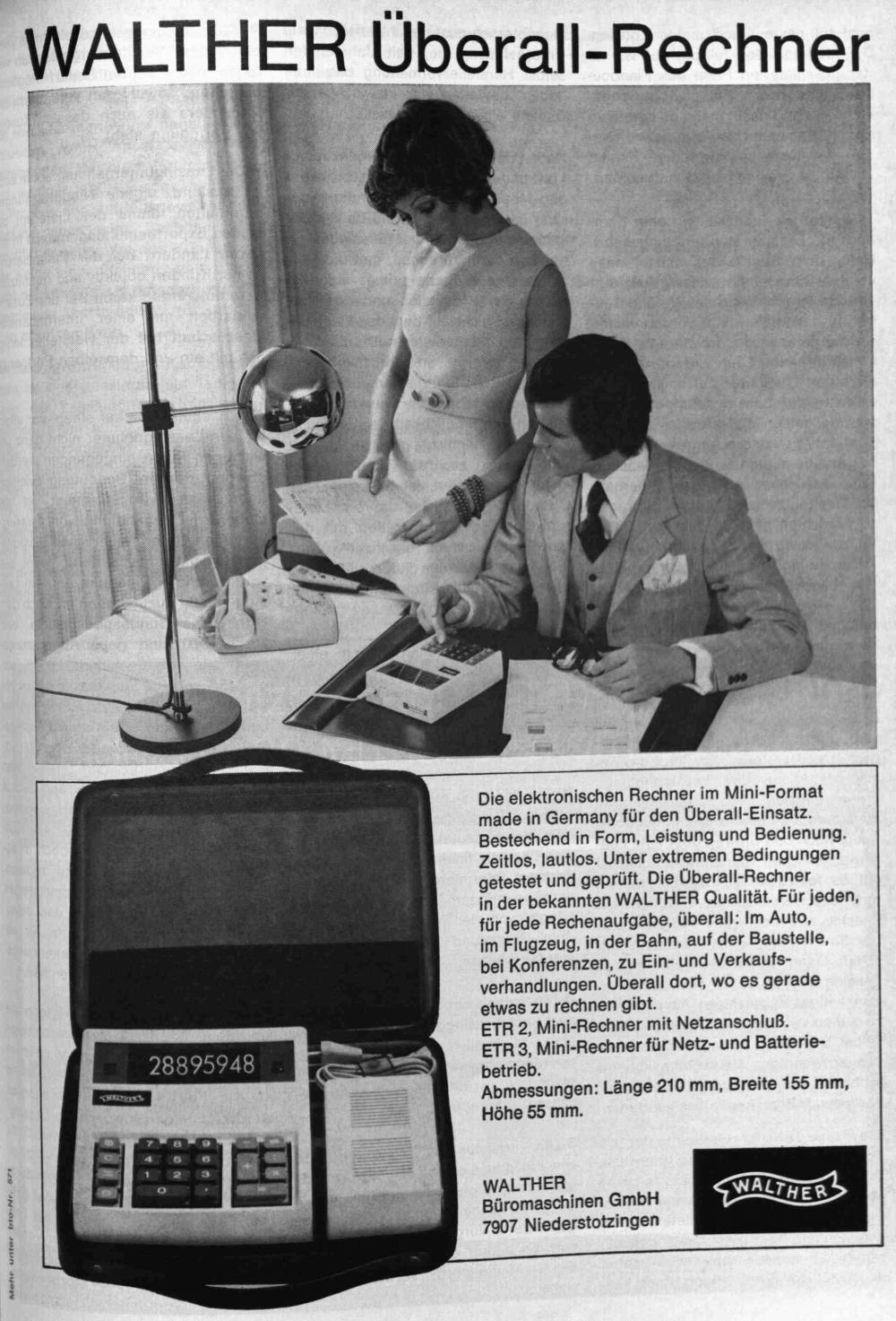 Bürotechnik 1971